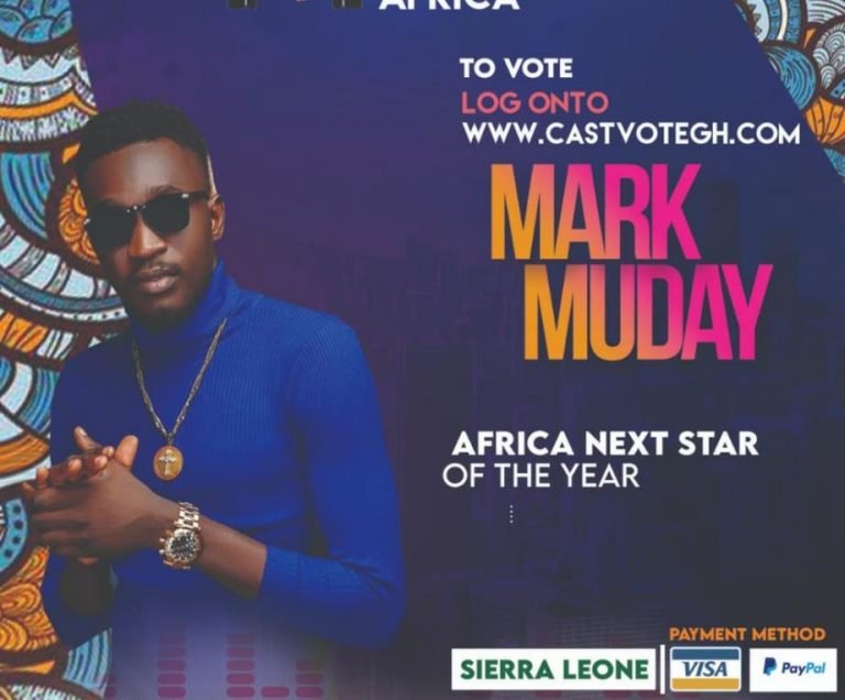 SALONE ARTIST MARKMUDAY NOMINATED @ GLOBAL MUSIC AWARD