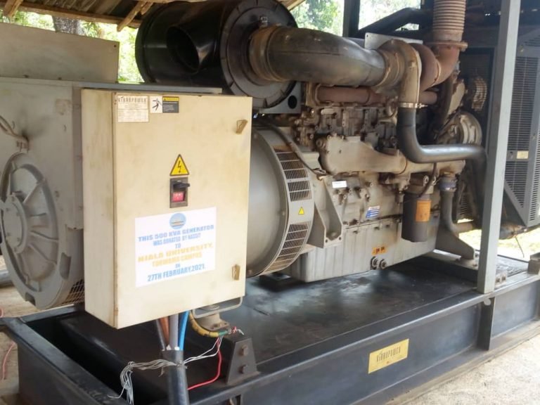 NASSIT Donates 500KVA Generator to Njala Campus