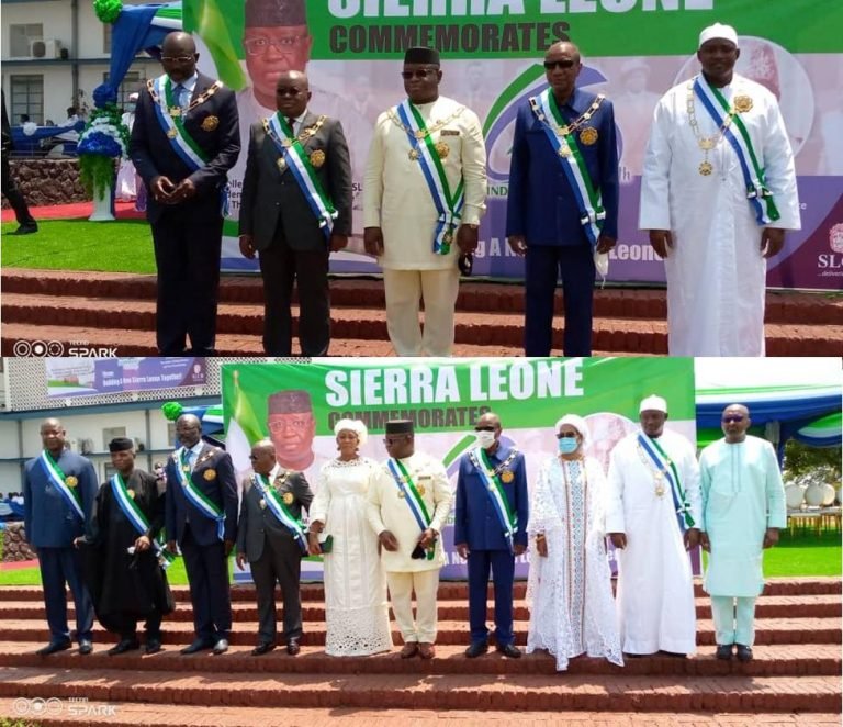 Salone @60: A watershed moment…  As Pres. Bio Decorates 4 Presidents; Awards  88 Sierra Leoneans
