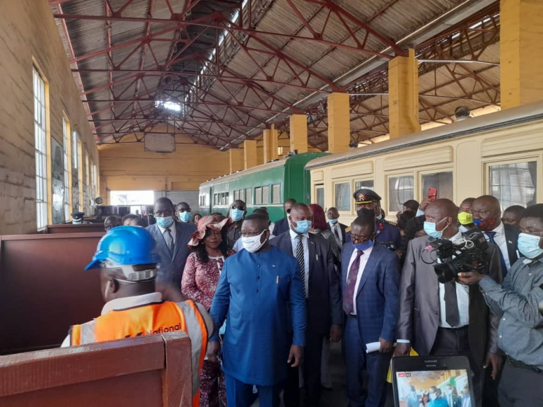 President Bio Tours Old FBC Building and Railway Museum