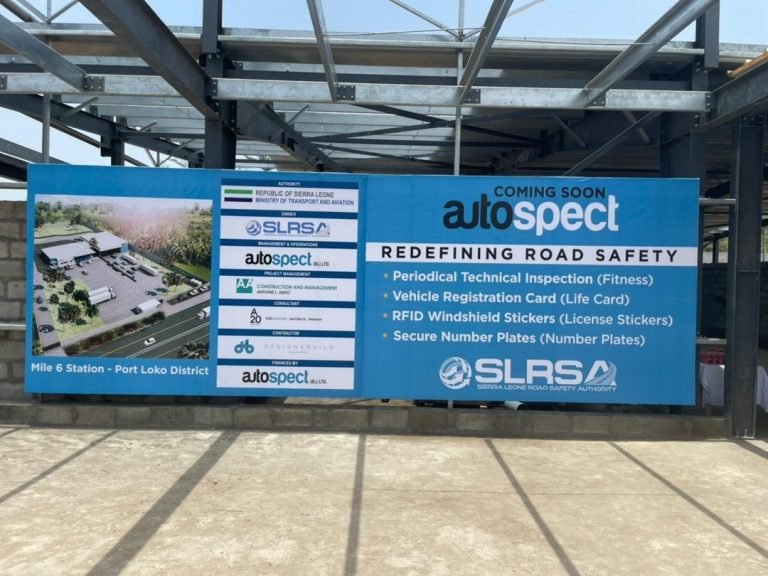 SLRSA EXECUTIVE DIRECTOR AND TRANSPORT MINISTER END CONDUCTED TOUR OF AUTOSPEC & APF FACILITIES