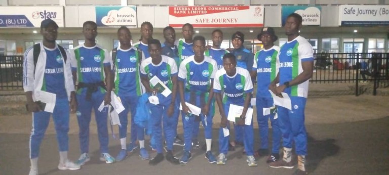 SIERRA LEONE ATHLETICS DELEGATION DEPARTS FOR NIGERIA