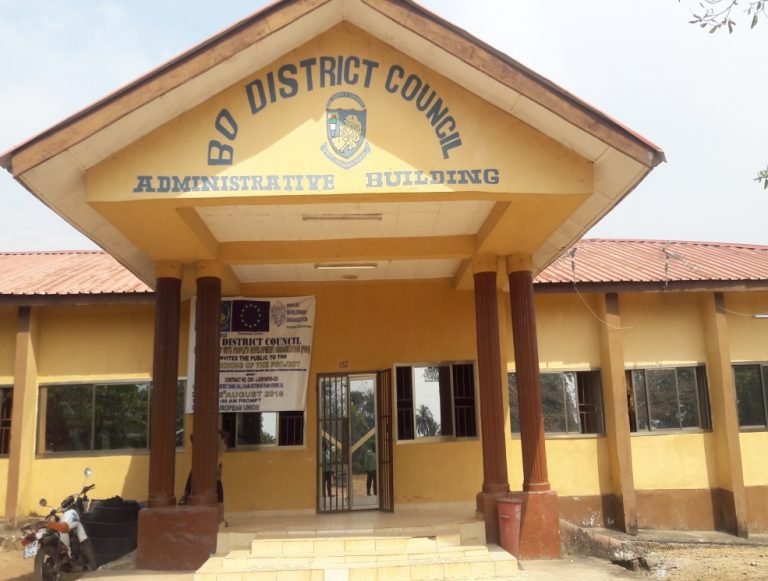 Bo District Council Embarks on Massive Civil Works