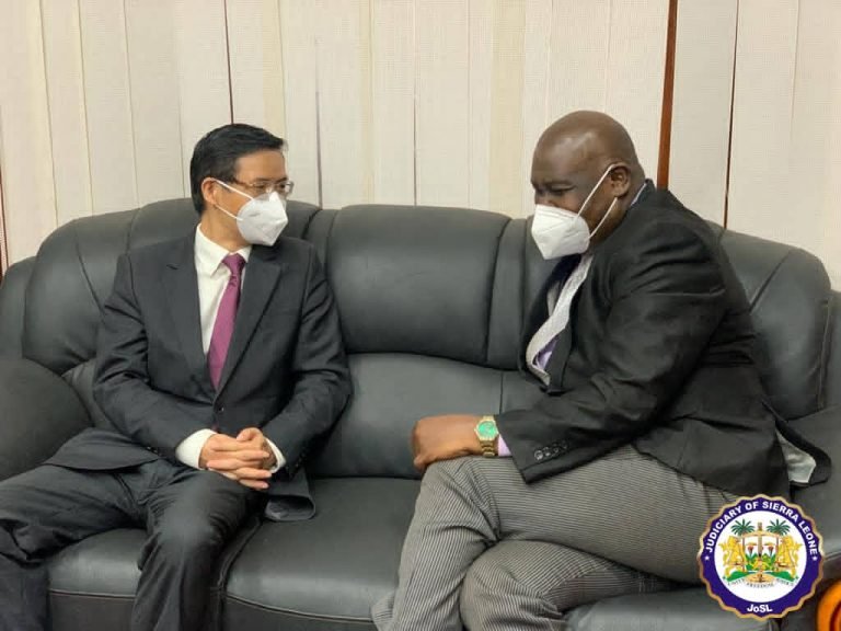 Chinese Ambassador Commends Chief Justice, Assures Full Support