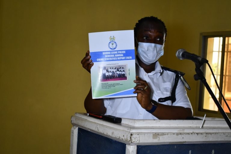 SLP Launches 2020 Statistics Crime Report; 63, 411 cases recorded