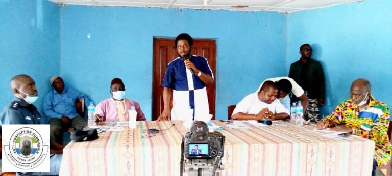 ACC COMMISSIONER THRILLS RESIDENTS OF SEGBWEMA AND DARU ON HIS STEWARDSHIP