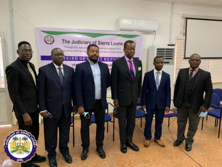 Judiciary Ends 2 Days Training for Court Reporters Across Sierra Leone