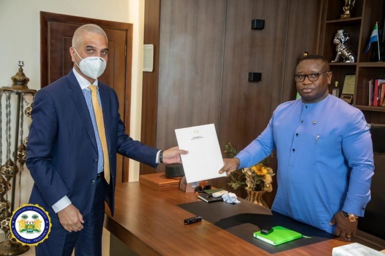 Special Envoy Presents Letter of Invitation from Pakistan’s President to Sierra Leone’s President Julius Maada Bio
