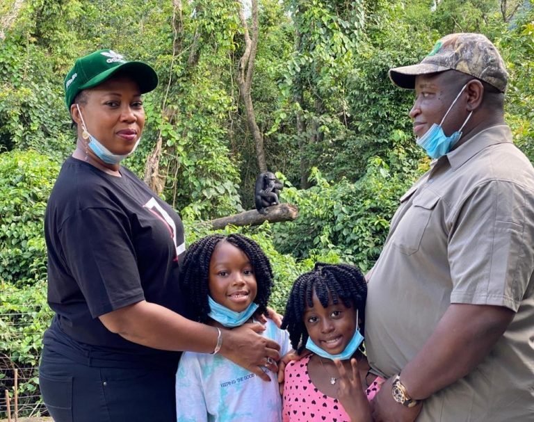 President Bio, First Lady Visit Tacugama Chimps Sanctuary