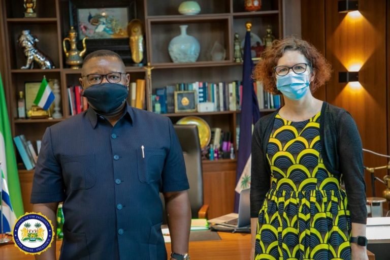 IRISH AMB. TO S/LEONE BIDS FAREWELL TO PRESIDENT BIO