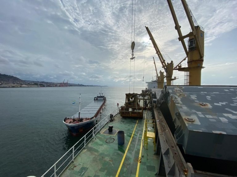 Marampa Mines Exports First Shipment of Iron Ore from S/L