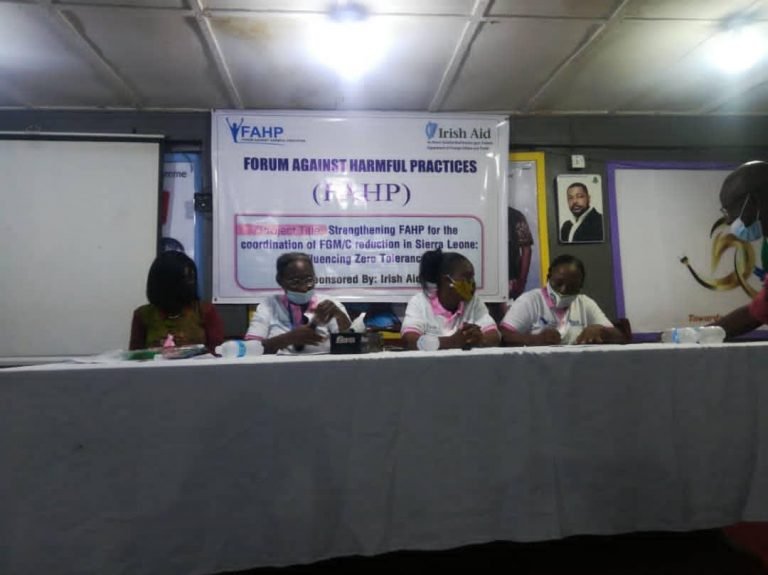 Take your Hands off Our Society…FAHP Chairperson