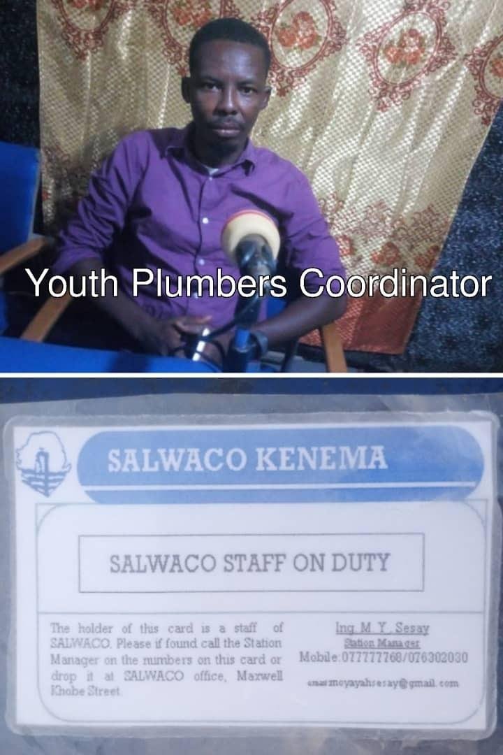 IN KENEMA: PLUMBERS ASSUALT SALWACO STATION MANAGER, RESIDENT MINISTER INTERVENE