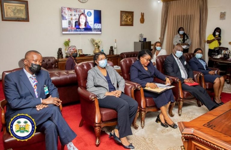 Justice Miatta Samba Takes Leave of President Bio, Assures of Quality Representation at the ICC