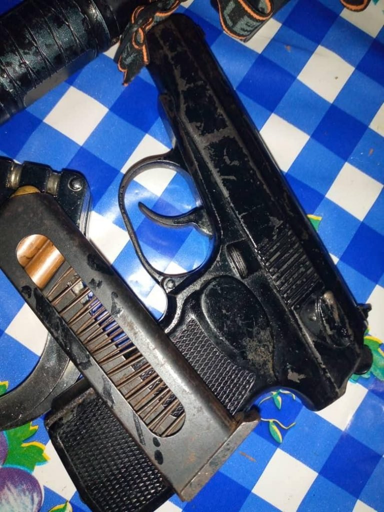 POLICE NAB NPAA RANGER WITH PISTOL IN BO