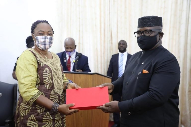 As President Bio Presides Over Ceremony:     USL and UL Sign MOU