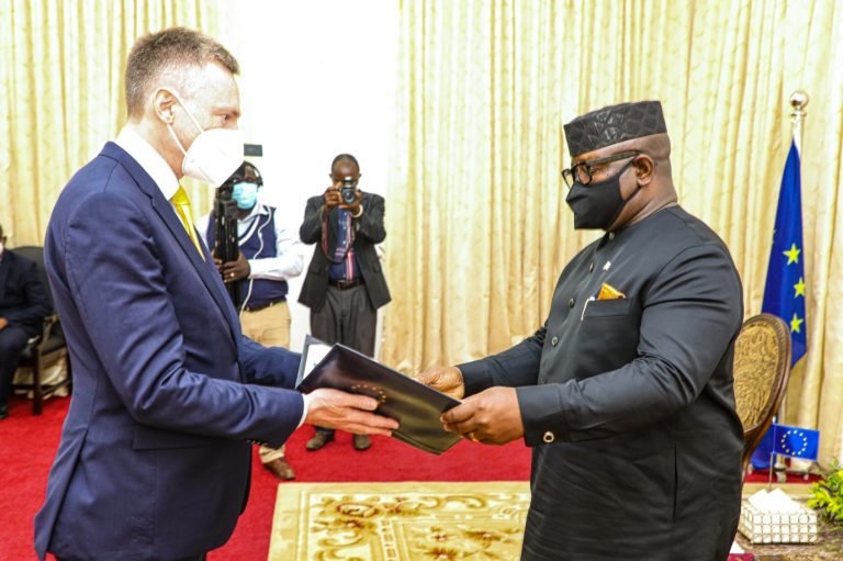 New EU Ambassador presents credentials to President Bio