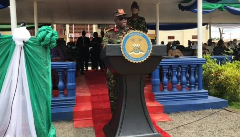 President Bio Commissions 60 Cadet Officers