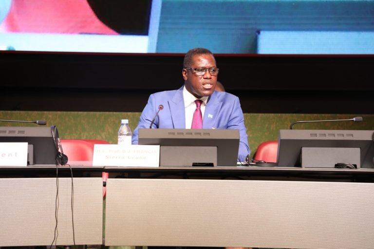 Foreign Minister Professor Francis Addresses ATT’s 7th Conference, Discusses Sierra Leone’s Commitment to Promote Effective Treaty Universalization & Implementation