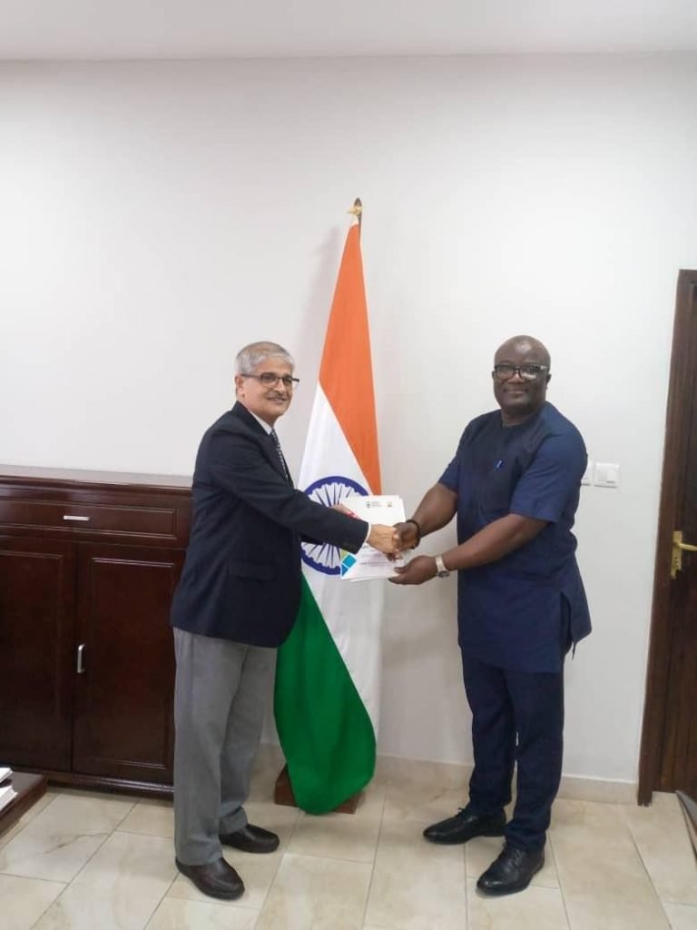 NEC-SL pays courtesy call to Indian High Commissioner