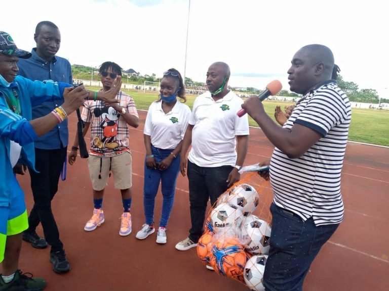 BO PHILANTHROPISTS DONATES FOOTBALL TO BO RANGERS