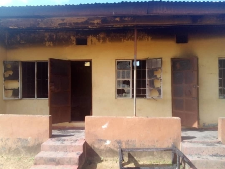 MYSTERIOUS BURNING OF MAGISTRATE COURT IN BO