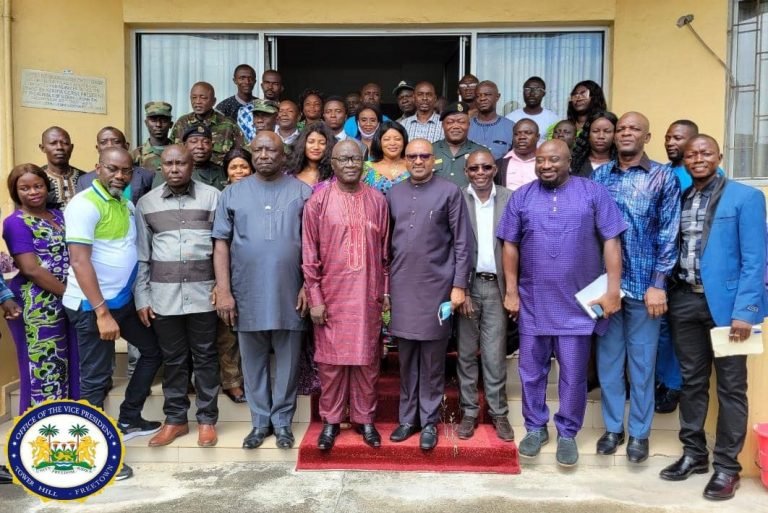 VP Juldeh Jalloh Meets Embassy Staff in Liberia