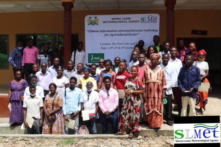 SIERRA LEONE METEOROLOGICAL AGENCY COMMENCES AGROMET TRAINING FOR FARMERS IN THE AGRICULTURAL SECTOR