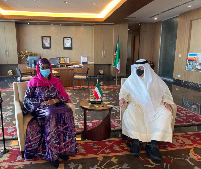 Ambassador Ishata Thomas Meets Kuwait’s Education Minister, Appeals for Support to Boost Sierra Leone’s Educational Sector