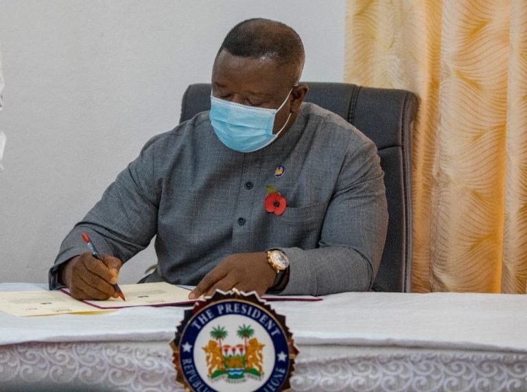 President Julius Maada Bio Assents to Cyber Security, Crime Law
