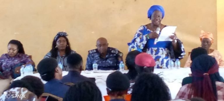 PARLIAMENTARY FEMALE CAUCUS MEETS WITH FEMALE POLICE PERSONNEL IN BO CITY