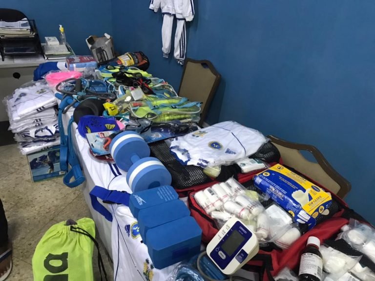 SIERRA LEONE SWIMMING DIVING AND WATER POLO ASSOCIATION UNVEILED KITS