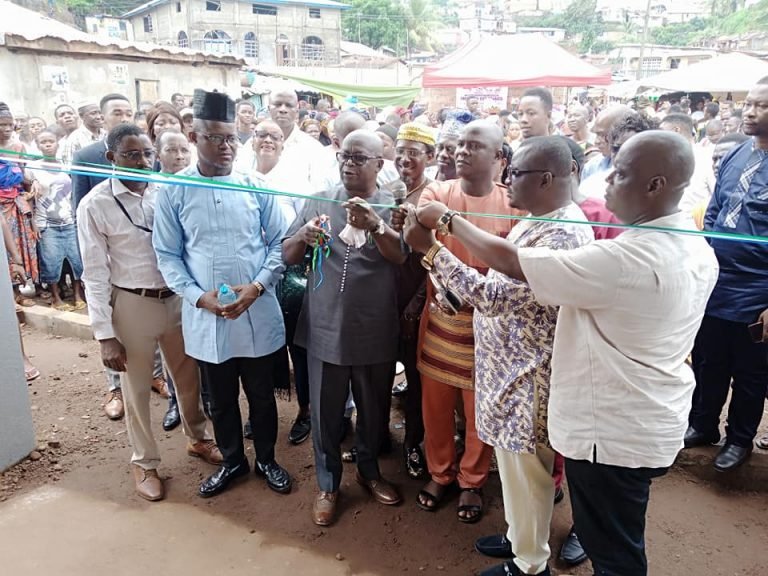 MINISTER OF LOCAL GOV’T COMMISSIONS THREE COMMUNITY HEALTH CENTERS IN FREETOWN