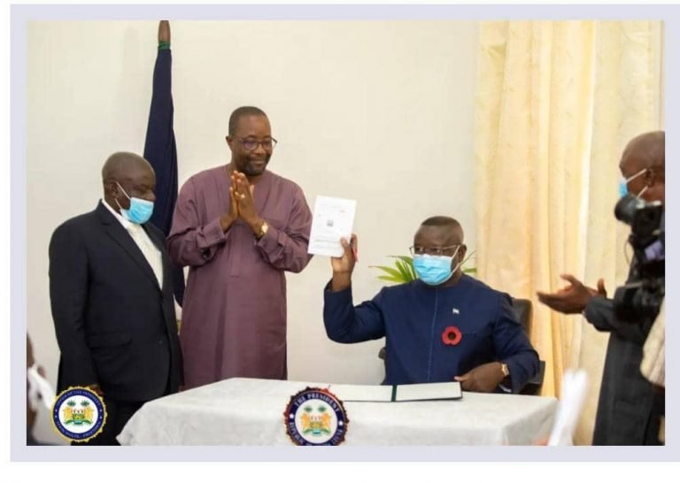 President Bio Improves Press Freedom in Sierra Leone