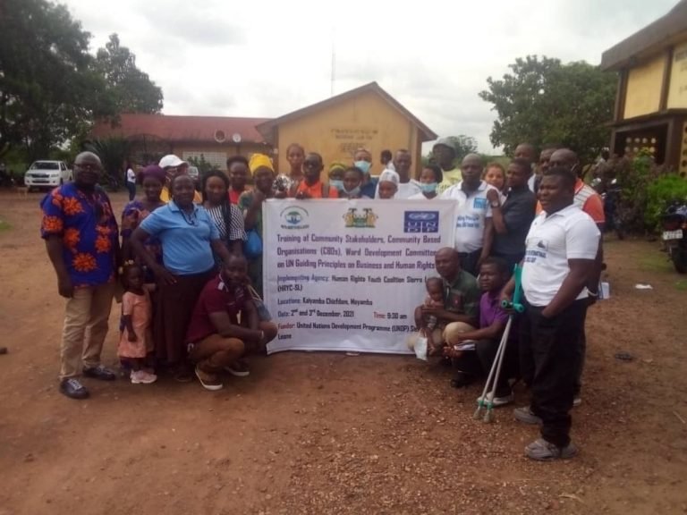 HRYC Trains CBOs, WDC on UN Guiding Principles on BHR