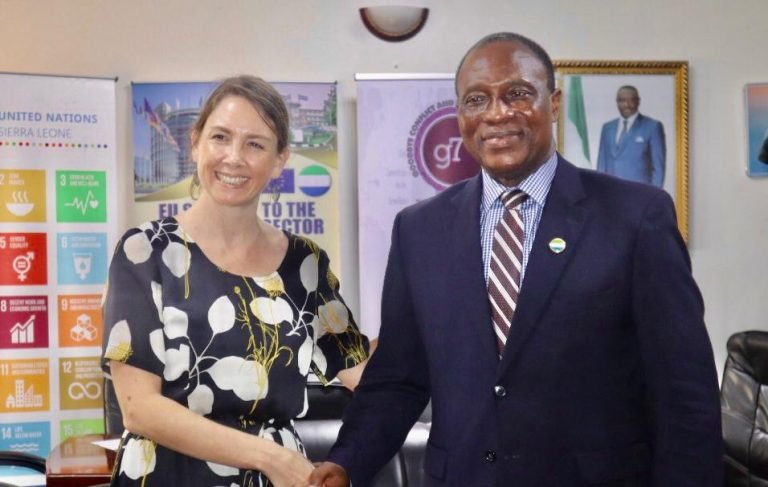 Save the Children Country Director bids farewell to Minister Kai-Kai