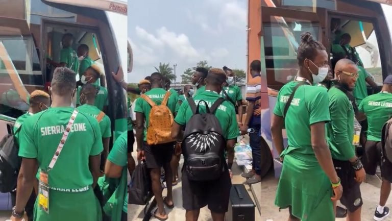 AHEAD OF EQUATORIAL GUINEA CLASH:LEONE STARS ARRIVES IN LIMBE