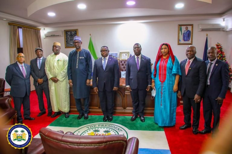 High-level Malian Delegation Pays Courtesy Call on President Julius Maada Bio, Discusses Constitutional Rule and Peace in Mali