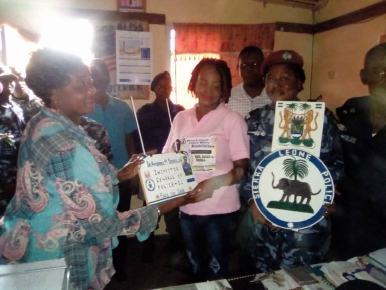 POLICE IN BO HONOURED WIFE OF IGP