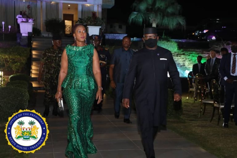 President Julius Maada Bio Treats Diplomatic Community