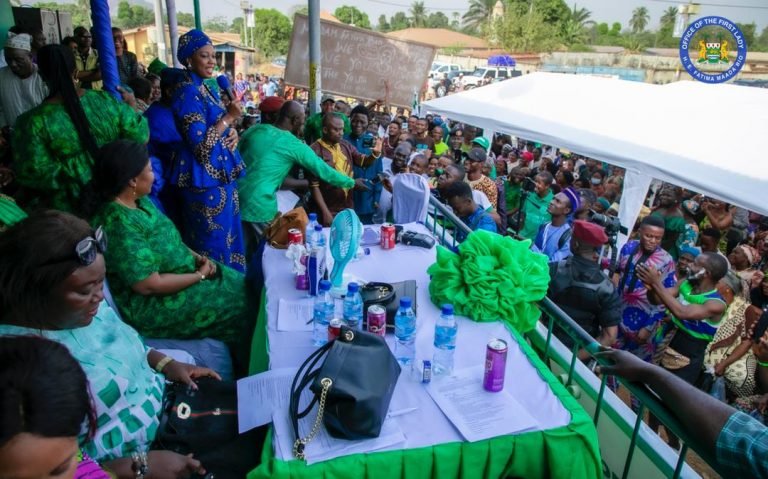 IN BOMBALI: FIRST LADY LAUNCHES 300,000 CERVICAL CANCER INJECTIONS