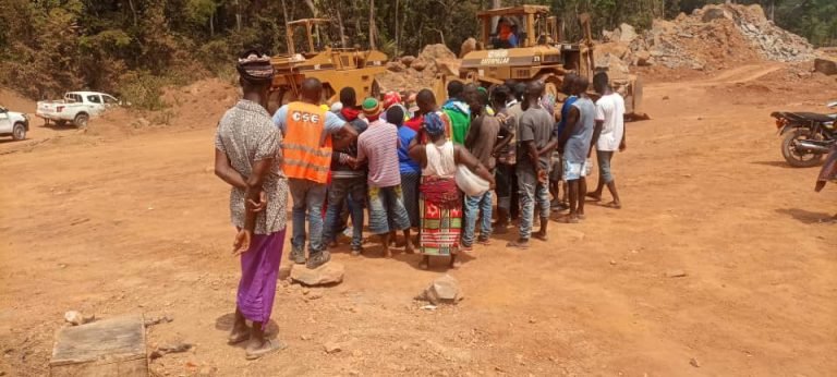 SIERRA LEONE-LIBERIA ROAD WORK FACES SETBACK: CSE, NATIVES COLLIDE  