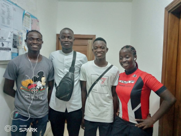 Four Cyclists Departs for Africa Cycling Federation Tournament in Ghana