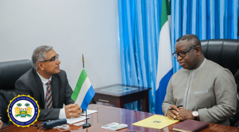 IMF Mission Chief Pays Courtesy Call on President Bio, Praises Recent Progress Made in Governanc
