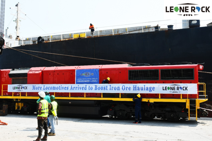 Leone Rock Metal Group Unveils 3 New Locomotives to Boost Iron Ore Haulage