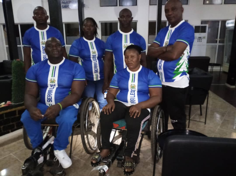 Sierra Leone PARALYMPIC Athletes Departs for United Kingdom