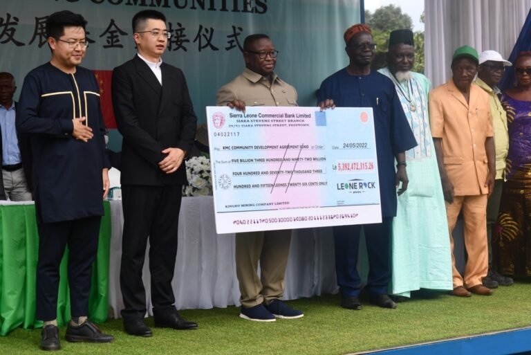 Windfall for Mining Communities… President Bio Launches Le5b Kingho CDA Fund