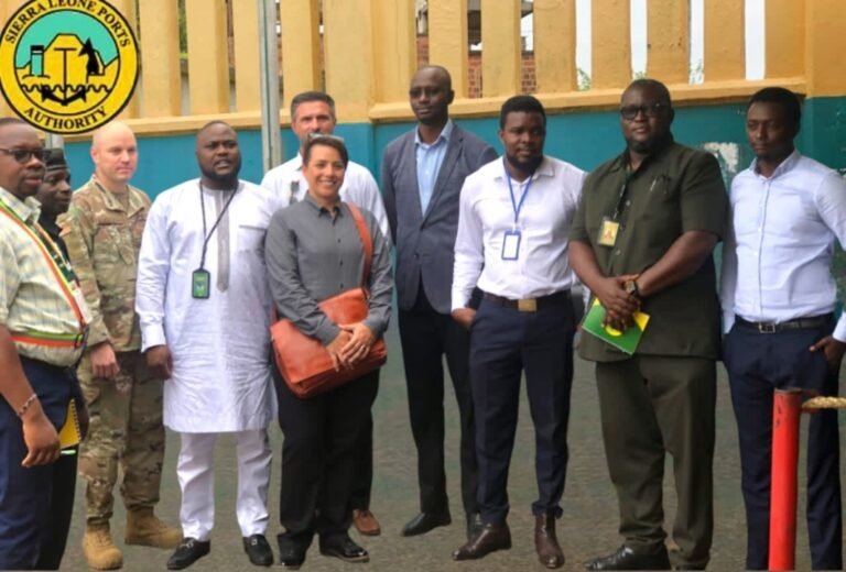 US Embassy on Naval Security Pays on the Spot Visit to Sierra Leone Ports Authority