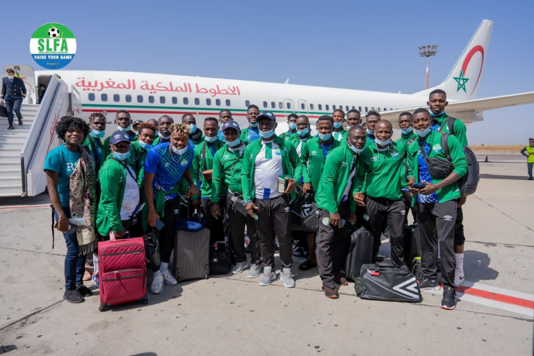 Leone Stars National Home Base (Team-B) Arrives in Morocco Ahead of CHAN Qualifiers