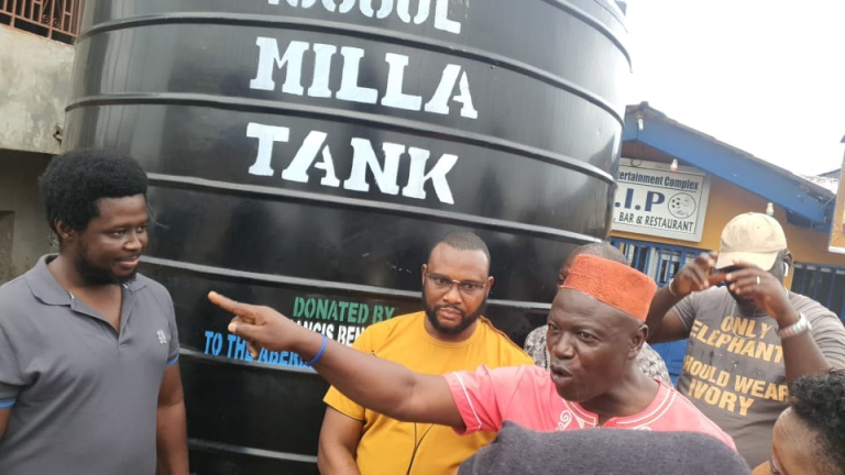 ACC Boss Donates Water Tank To Aberdeen Community
